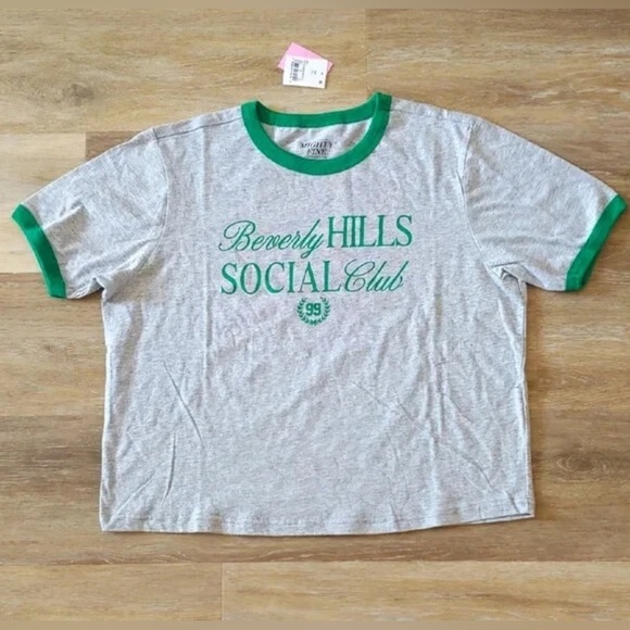 Tops - NWT- Small Beverly Hills Social Club
Ringer T Shirt